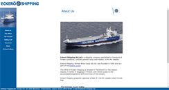 Desktop Screenshot of eckeroshipping.com